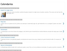 Tablet Screenshot of calendario2009.blogspot.com