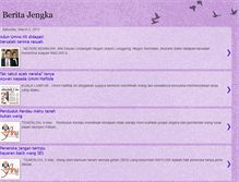 Tablet Screenshot of beritajengka.blogspot.com