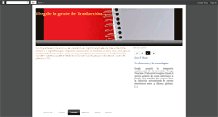 Desktop Screenshot of gentedetraduccion.blogspot.com