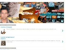 Tablet Screenshot of journalismnotes.blogspot.com