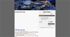 Desktop Screenshot of cabalcheats.blogspot.com