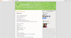 Desktop Screenshot of calling-earth.blogspot.com