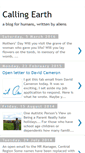 Mobile Screenshot of calling-earth.blogspot.com