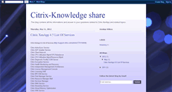 Desktop Screenshot of citrixmycitrix.blogspot.com