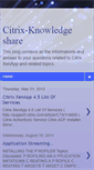 Mobile Screenshot of citrixmycitrix.blogspot.com