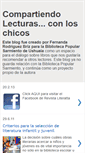 Mobile Screenshot of compartiendolecturas-chicos.blogspot.com