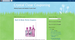 Desktop Screenshot of crystalclearcouponing.blogspot.com