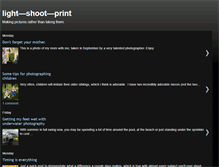 Tablet Screenshot of light-shoot-print.blogspot.com