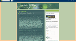 Desktop Screenshot of goosevalleygolf.blogspot.com