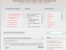 Tablet Screenshot of freekeycrack.blogspot.com