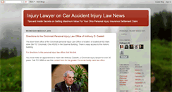 Desktop Screenshot of cincinnatinjurylawyer.blogspot.com