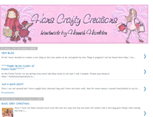 Tablet Screenshot of hanscraftycreations.blogspot.com