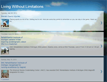 Tablet Screenshot of livingwithoutlimitations.blogspot.com