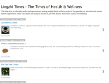 Tablet Screenshot of lingzhitimes.blogspot.com