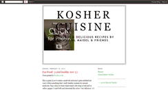 Desktop Screenshot of koshercuisine.blogspot.com