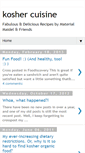Mobile Screenshot of koshercuisine.blogspot.com