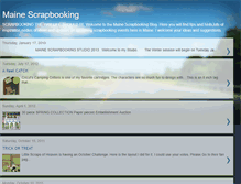 Tablet Screenshot of mainescrapbooking.blogspot.com