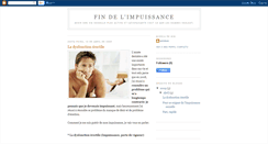 Desktop Screenshot of findelimpuissance.blogspot.com