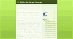 Desktop Screenshot of mcafee-site-advisor-enterprise.blogspot.com