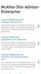 Mobile Screenshot of mcafee-site-advisor-enterprise.blogspot.com