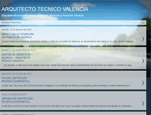 Tablet Screenshot of eladio-arquitectotecnicovalencia.blogspot.com