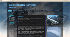 Desktop Screenshot of nothingbutwriting.blogspot.com