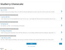 Tablet Screenshot of iluvblueberrycheesecake.blogspot.com
