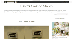 Desktop Screenshot of dawnscreationstation.blogspot.com