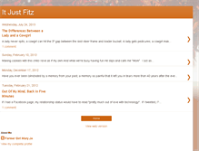Tablet Screenshot of itjustfitzme.blogspot.com