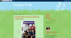Desktop Screenshot of orangewalkchess.blogspot.com