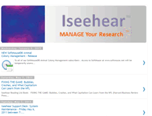 Tablet Screenshot of iseehear.blogspot.com