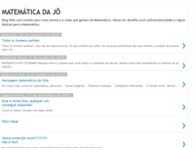 Tablet Screenshot of matematicadajo.blogspot.com