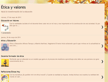 Tablet Screenshot of eticayvaloresmastermarielis.blogspot.com