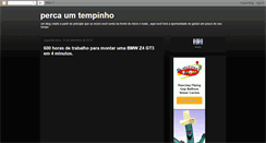 Desktop Screenshot of percaumtempinho.blogspot.com