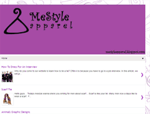 Tablet Screenshot of mestyleapparel.blogspot.com