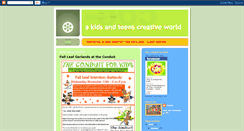 Desktop Screenshot of kidsandteenscreate.blogspot.com