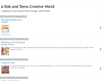 Tablet Screenshot of kidsandteenscreate.blogspot.com