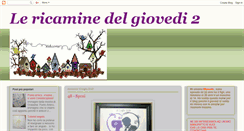 Desktop Screenshot of lericaminedelgiovedi2.blogspot.com