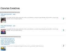 Tablet Screenshot of ciencias-creativas.blogspot.com