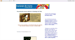 Desktop Screenshot of equipaje-de-mano.blogspot.com