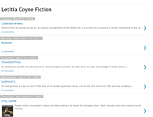 Tablet Screenshot of letitiacoynefiction.blogspot.com