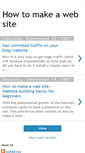 Mobile Screenshot of how-to-make-a-web-site.blogspot.com