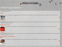 Tablet Screenshot of polishvegankitchen.blogspot.com