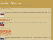 Tablet Screenshot of cosmologyofwhiteness.blogspot.com
