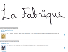 Tablet Screenshot of lafabriquestudio.blogspot.com