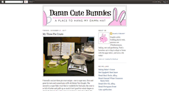 Desktop Screenshot of damncutebunnies.blogspot.com