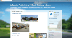 Desktop Screenshot of eastregionallibrary.blogspot.com