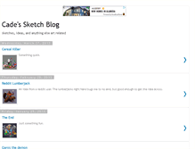 Tablet Screenshot of cadesketch.blogspot.com