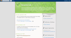 Desktop Screenshot of dynamicslab.blogspot.com
