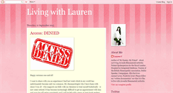 Desktop Screenshot of misslaurenv.blogspot.com